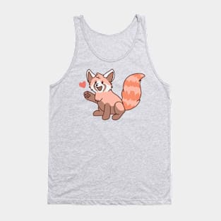 Red Panda Loves You Tank Top